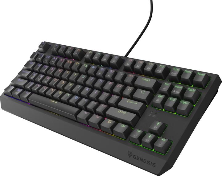 Produktbild Genesis Thor 230 TKL czarna RGB Outemu Red (US, Kabelgebunden)