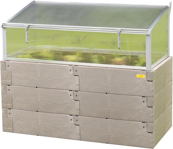 Juwel Raised bed Timber combi set plastic 130 x 90 x 60 cm grey