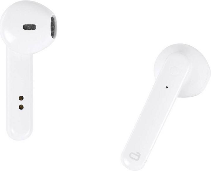 Image du produit Vivanco SMART PAIR W Casque Bluetooth® Blanc Contrôle du volume, avec commande tactile, télécommande (ANC, 10.50 h, Sans fil)