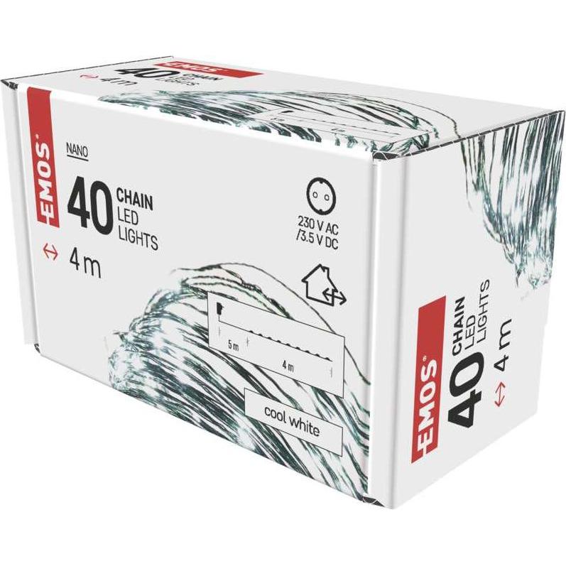 Thumbnail - Emos, Lichterkette, Weihnachtsbeleuchtung für den Weihnachtsbaum (4 m)