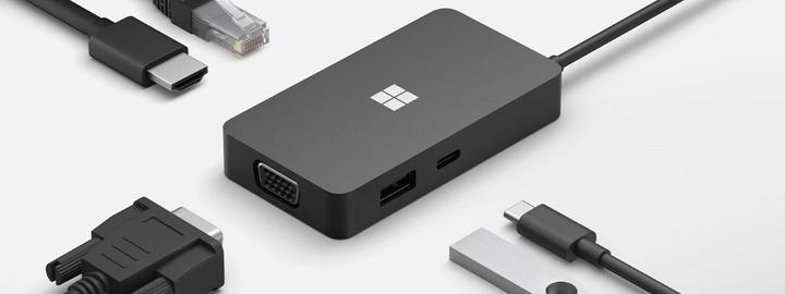 Produktbild Microsoft Surface USB-C Travel Hub (USB-C, 5 Ports)