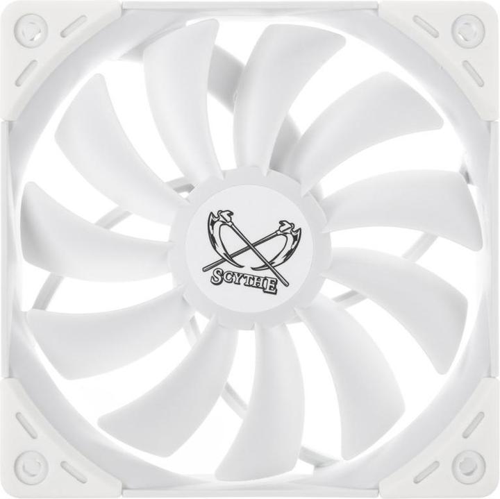 Actual product image Scythe Kaze Flex 120 White PWM fan, 300-1200rpm (120 mm, 1 x)