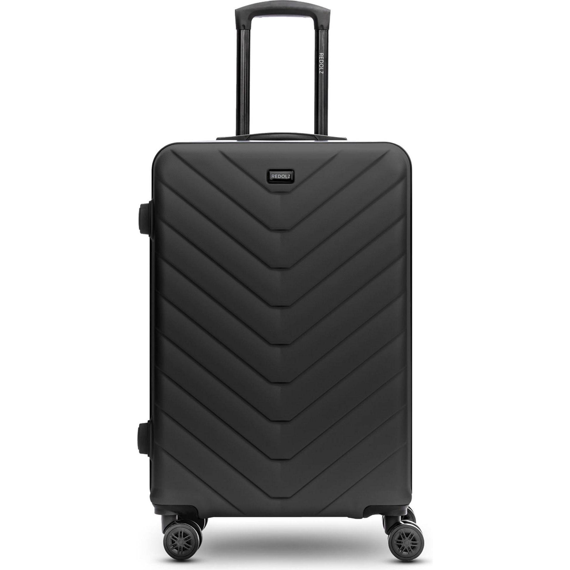 Redolz, Koffer, Essentials 07 MEDIUM 4 Rollen Trolley 67 cm, Silber, (68 l, L (90 - 115l))