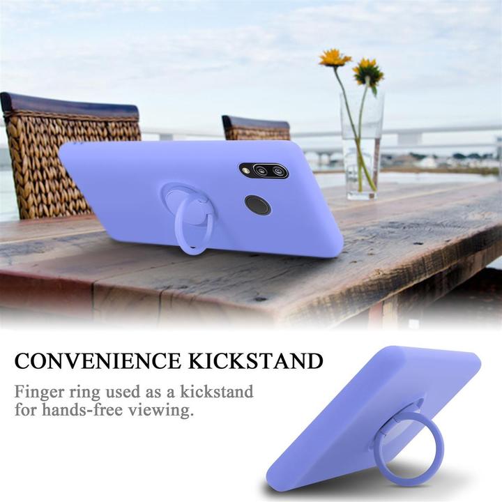 Actual product image Cadorabo TPU Liquid Ring Silicone Case Cover (Huawei Nova 3E)