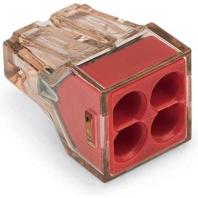 Wago CONNECTOR 4X1.5-4MM2 32A/400V 5PCS, Cavo + Spina elettrica, Marrone