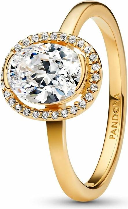 Produktbild Pandora Oval Sparkling Halo Ring (52)