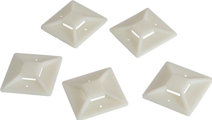 Produktbild LogiLink Kabelbinderhalterungen, selbstklebend, Kabelbinderaufnahme: (Kunststoffkabelbinder, 40 mm, 100 Stk.)