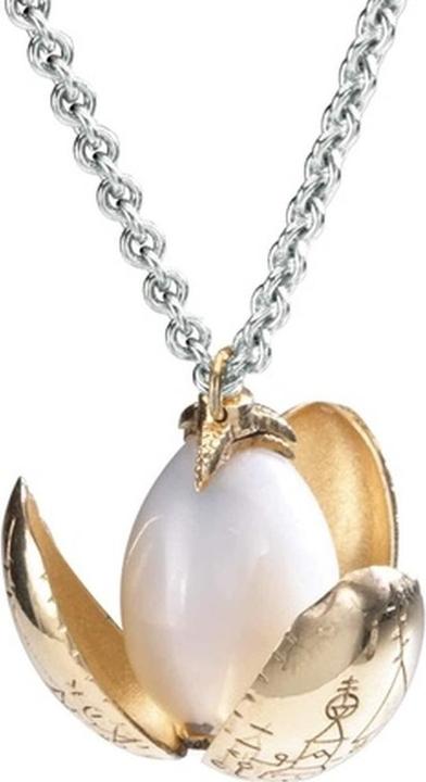 Produktbild Noble Collection Harry Potter Anhaenger mit Kette Das Goldene Ei (24 Karat vergoldete Bluetenblaetter)