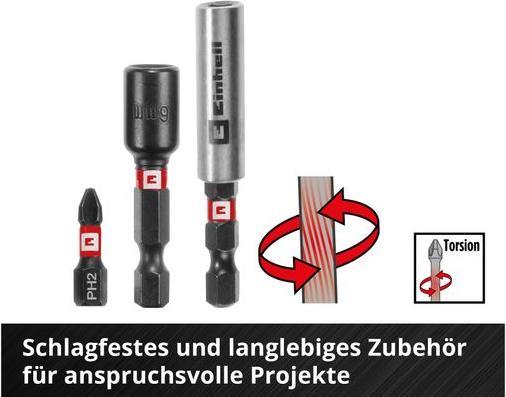 Produktbild Einhell 108759 39teilig Bohrer- und Bit-Sortiment (6 Millimeter, 4 Millimeter, 5 Millimeter, 8 Millimeter)