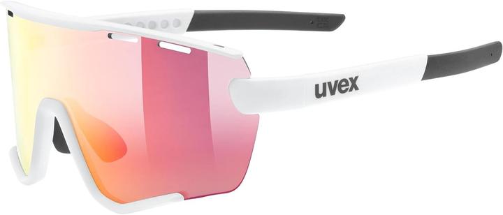 Uvex Sportstyle 236 S Set (White Matt, Red, Transparent)