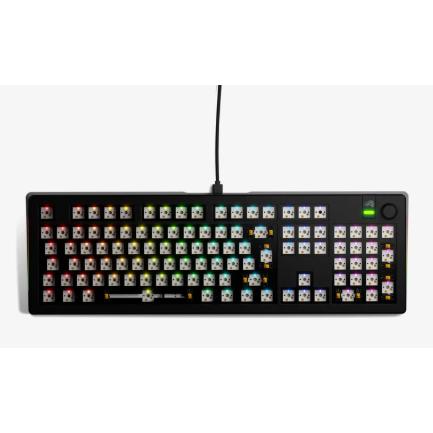 Thumbnail - Glorious GMMK 3 100% Barebones Wired Black - ISO (DE, Kabelgebunden), Tastatur, Schwarz