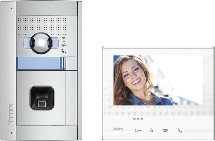 Produktbild Bticino Flex'ONE Video-Set mit Türstation SFERA + ekey-Fingerprint 2-Kanal & Innenstelle CLASSE 300 X13E