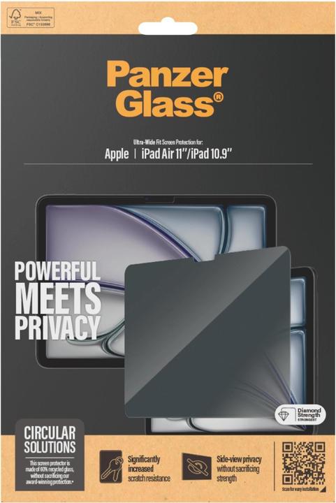 Image du produit PanzerGlass Privacy Screen Protector (1 pcs, IPad 10.9, iPad Air)