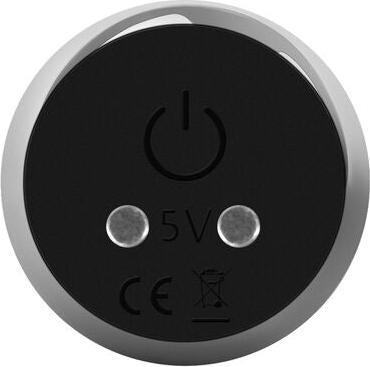 Actual product image Zero Tolerance -Full Metal Love - 7 Powerful Speed & Function Rechargeable Bullet - Silver