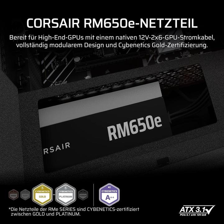 Produktbild Corsair RM650e (650 W)