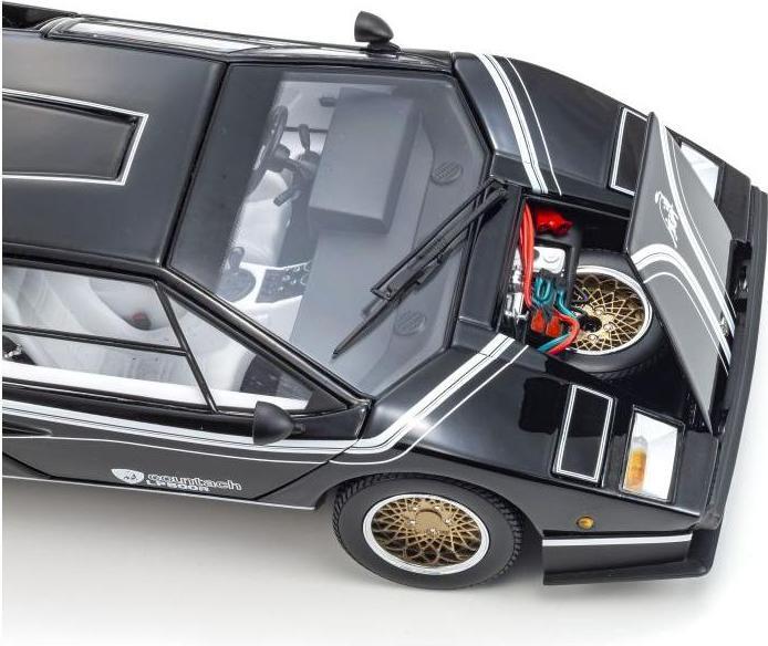 Produktbild Kyosho Lamborghini Countach LP500R Schwarz / Weiss, 1:18