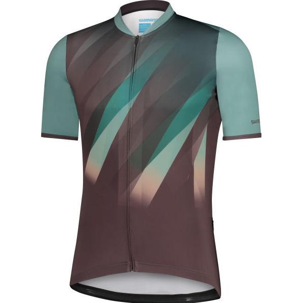 Shimano, Maglia ciclismo, Maglia da ciclismo Kita a maniche corte (XL), Verde, XL