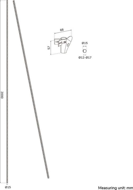 Produktbild Neomounts Kabelspirale 1-3 Kabel schwarz/universal/15mm Durchmesser (Kabelspiralschlauch, 200 cm)