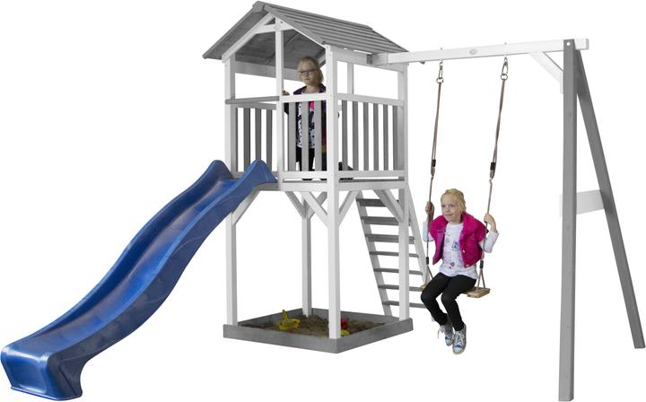 Immagine prodotto Axi Torre da gioco Beach Tower con altalena singola - scivolo blu