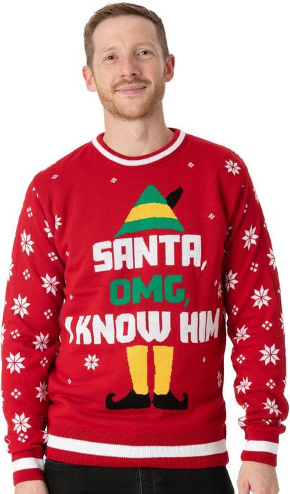 Produktbild Elf Pullover weihnachtliches Design (M)