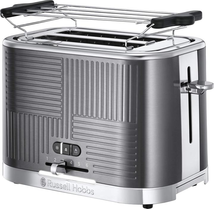 Russell Hobbs 25250-56 Geo Steel Grille-pain 2 fentes