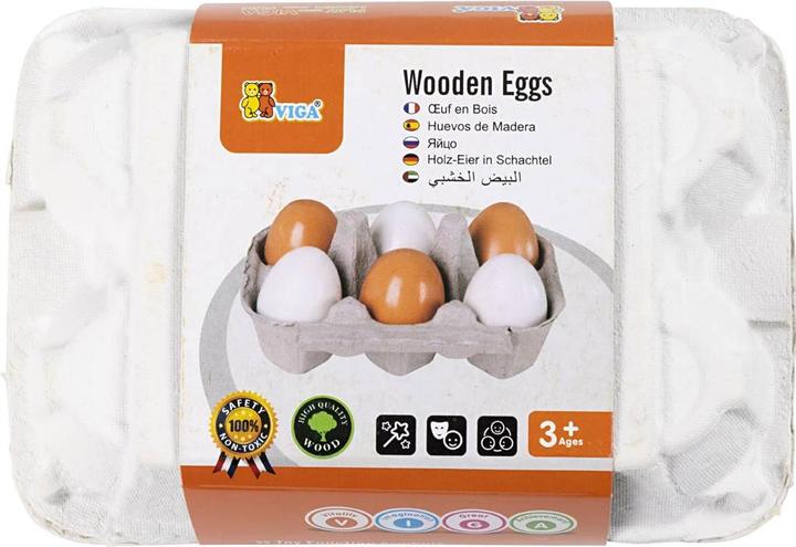 Actual product image New Classic Toys Wooden eggs