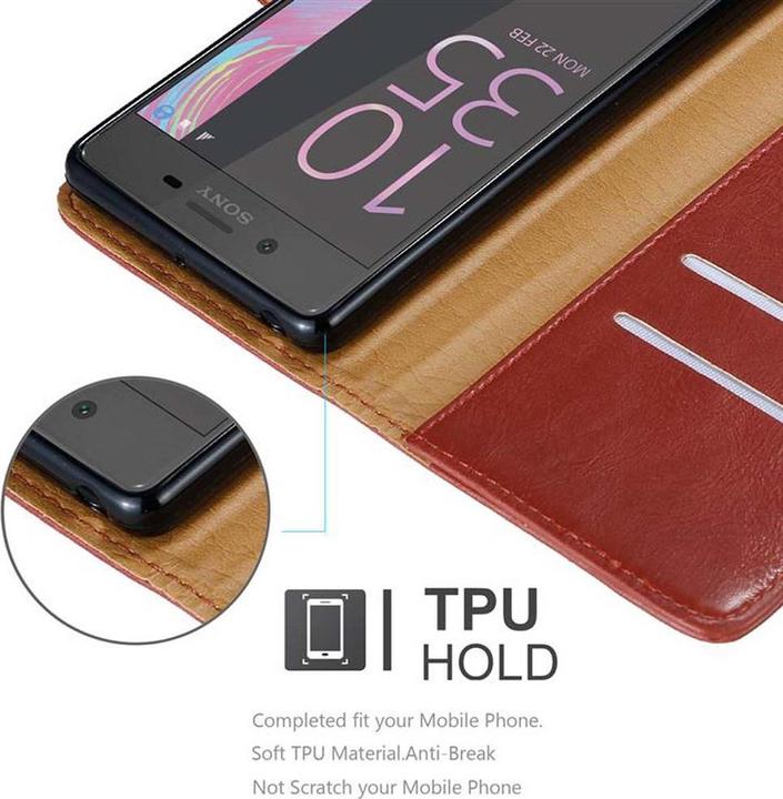 Actual product image Cadorabo Book Luxury Cover (Sony Xperia X)