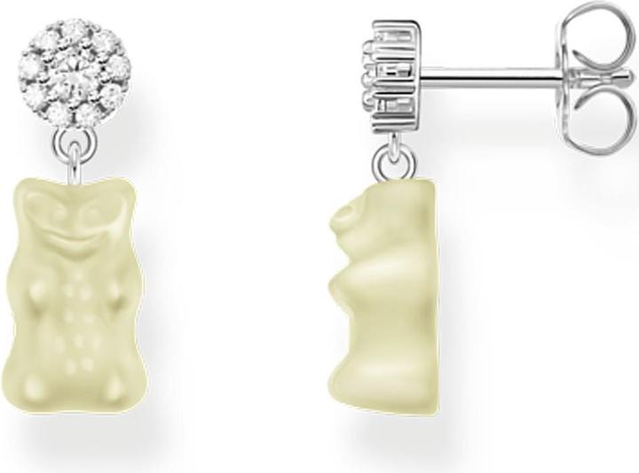 Image du produit Thomas Sabo Ohrstecker mit weissen Goldbären Silber (Argent 925)