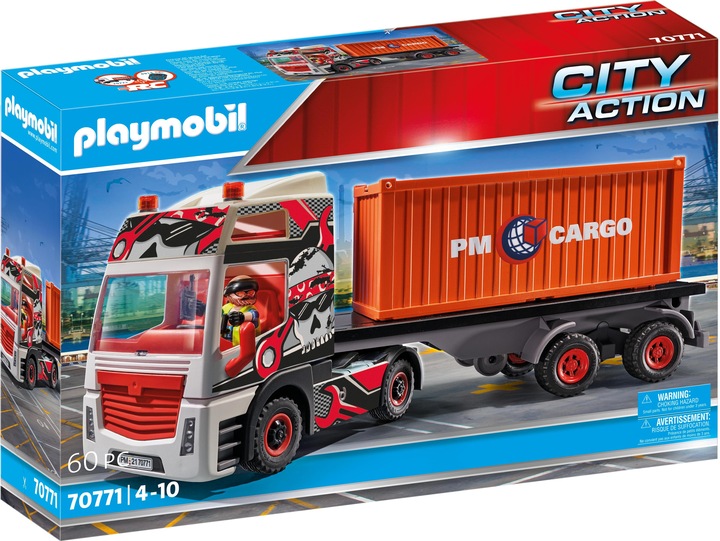 Playmobil 70771 Camion con rimorchio (70771, Playmobil Città d'azione)