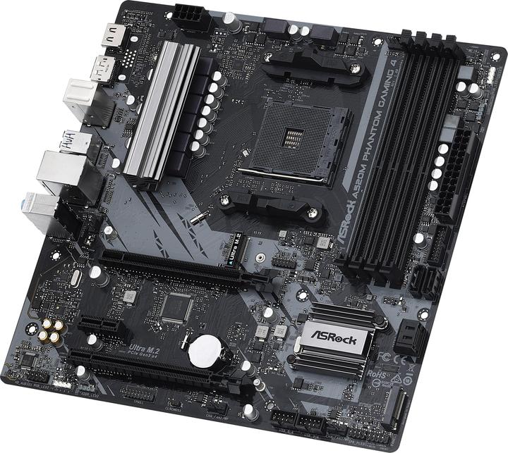 Produktbild AsRock A520M Phantom Gaming 4 (AM4, AMD A520, mATX)
