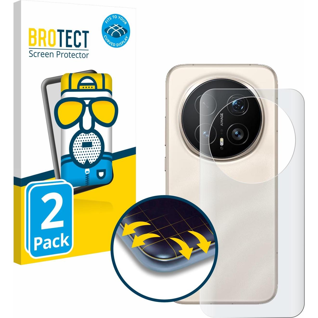 BROTECT Full-Screen Pellicola Opaca (2 pz., Honor Magic 8 Pro), Pellicola protettiva smartphone, Multicolore