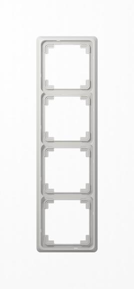 Actual product image JUNG Mounting frame 4f lgr glz CD / CD PLUS Kst CDP584LG