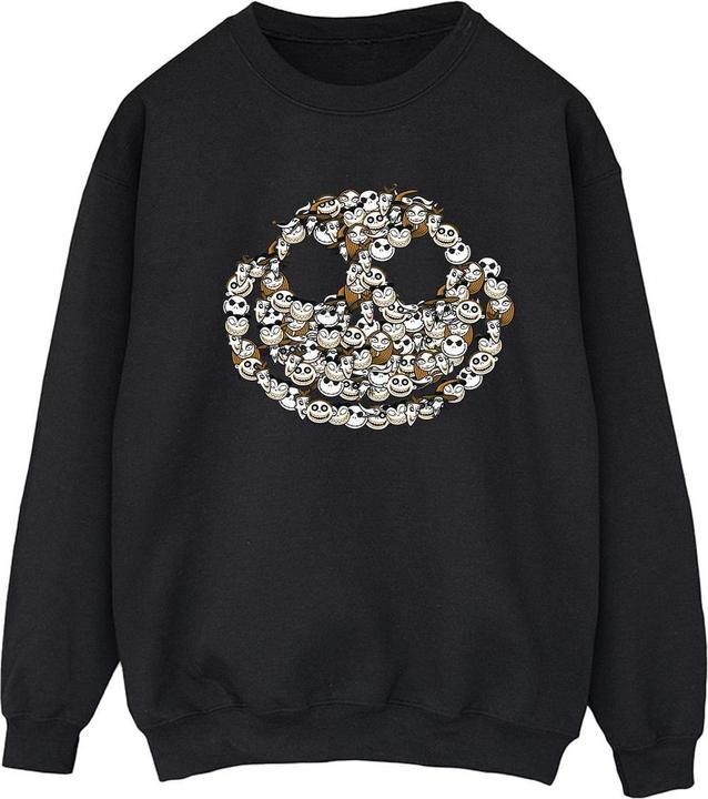 Actual product image The Nightmare Before Christmas Womens/Ladies Faces Sweatshirt (XL)