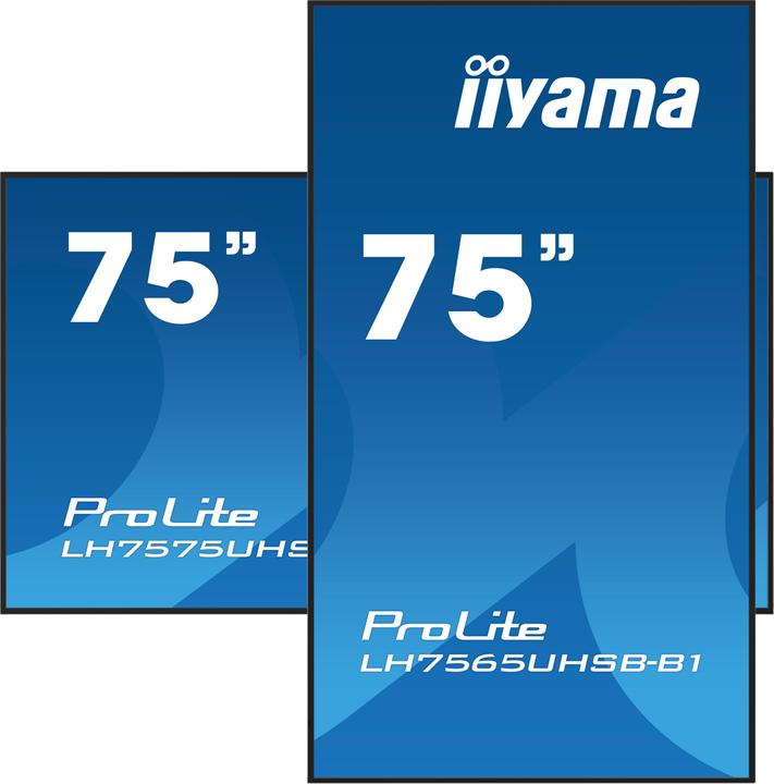 Produktbild iiyama 75IN DALLE IPS 4K UHD 3840X2160 8MS 24/7 500CD/M2 1200: 1 3XHDM (3840 x 2160 Pixel, 75")