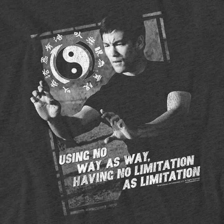 Produktbild Bruce Lee No Way As A Way TShirt meliert (3XL)