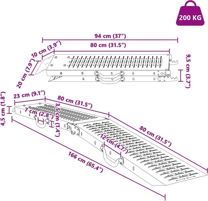 Image du produit vidaXL Laderampe