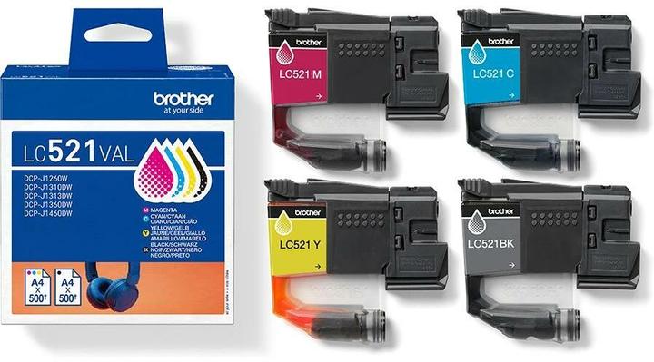 Produktbild Brother LC521VAL (M, C, Y, BK)