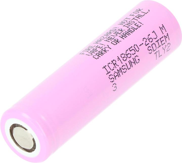Produktbild Samsung Akku ICR18650-26J ungeschützt (1 Stk., 18650, 2603.70 mAh)