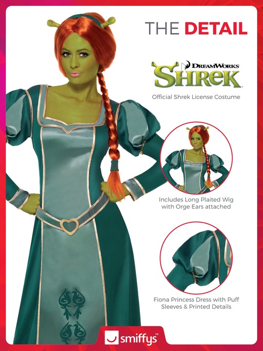 Produktbild Smiffys Shrek Prinzessin Fiona (L)