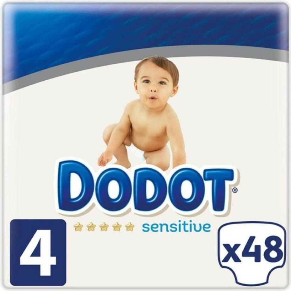 Thumbnail - Dodot SENSITIVE T4 pañales 9-14 kg 48 uds (Gr. 4, Tragepack, 48 Stück)