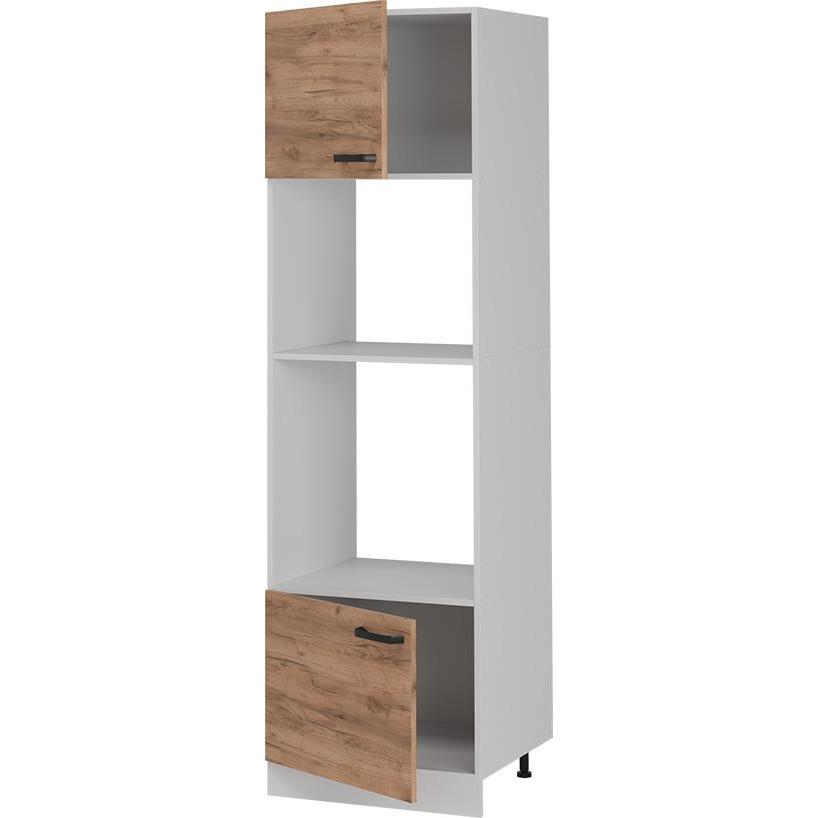 Thumbnail - Vicco, Regal, Mikrowellenschrank R-Line, Goldkraft Eiche/Weiss, 60 cm ohne Arbeitsplatte