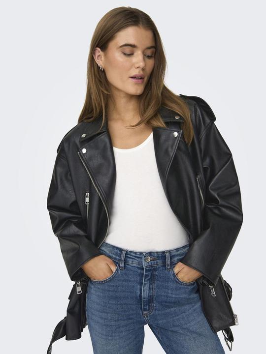 Image du produit Only Veste col ruban Veste en cuir synthétique (XXS)
