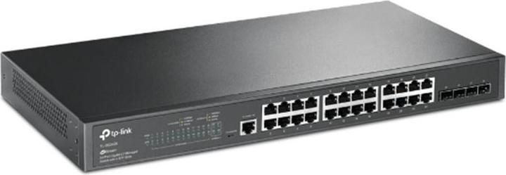 Produktbild TP-Link JetStream TL-SG3428 - Switch - Managed - 24 x 10/100/1000 + 4 x Gigabit SFP - rack-mountable (24 Ports)