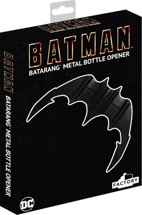 Productafbeelding Factory Entertainment Batman 1989 Flesopener Batarang 13 cm