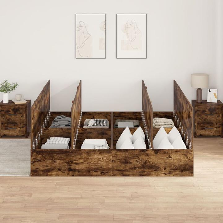 Actual product image vidaXL Aufbewahrungsbettgestell (200 x 200 cm)