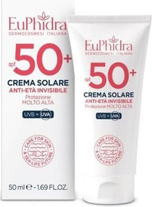 Euphidra Solari Face Cream 50+ Invisible 50ml (Sonnencreme, SPF 50+, 50 ml)