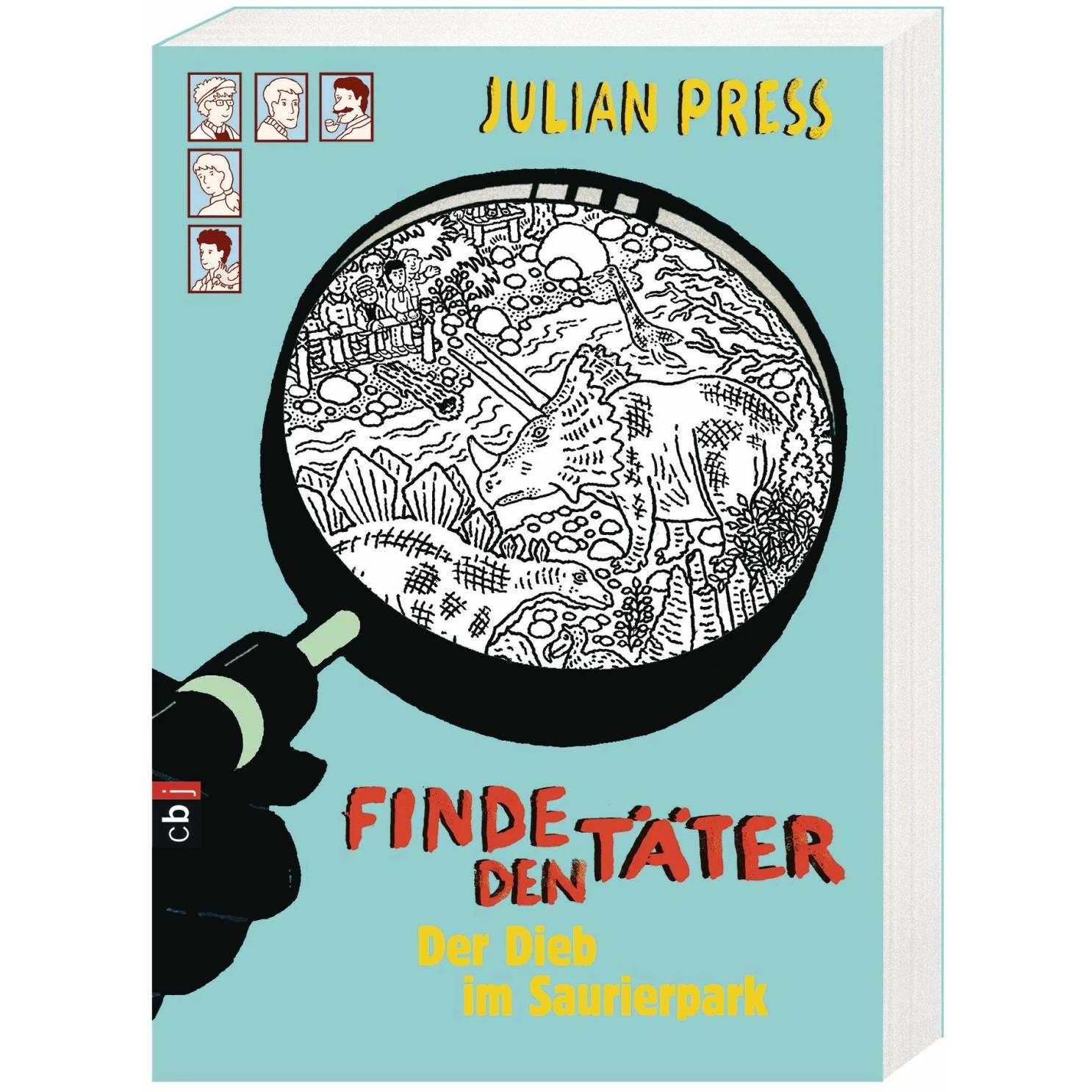 Finde den Täter - Der Dieb im Saurierpark, Kinderbücher von Julian Press
