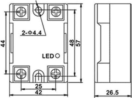 Nährwerte und Zutaten Eneroid Solid-State Relais XSSR-DA2420, 3...32 V-, 20 A/240 V