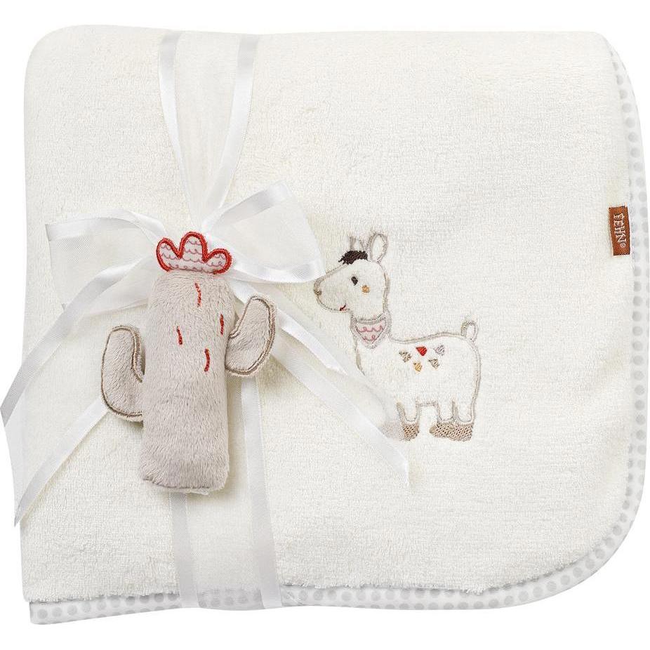 Fehn, Babydecke, Kuscheldecke Lama