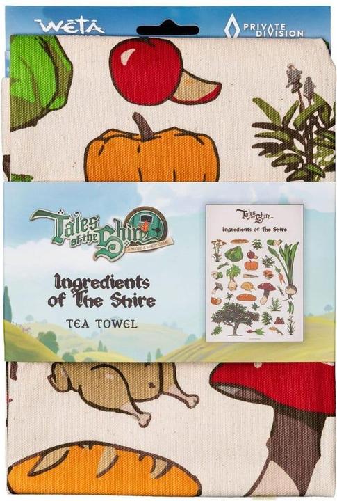 Weta Workshop Le Seigneur des Anneaux torchons Ingredients of The Shire (Tales of the Shire (2025)) 69 cm (68.50 x 50 cm)